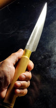Hand-Forged Bamboo Carving Knife with Bamboo Handle