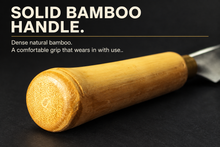 Hand-Forged Bamboo Carving Knife with Bamboo Handle