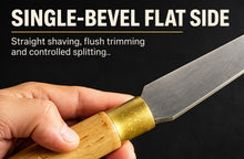 Hand-Forged Bamboo Carving Knife with Bamboo Handle