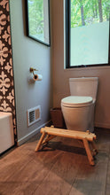 Bamboo Squatting Toilet Stool | 22" x 10" x 8"