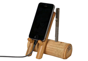 Bamboo Cell Phone Stand